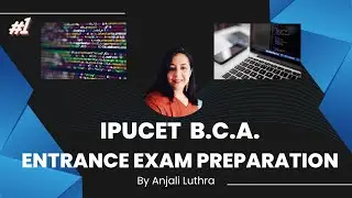 BCA Entrance Exam IP University, Complete Course, Full Preparatiom Day #1 #bca #ipucet #ggsipu #cet