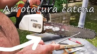 Come arrotare la catena della motosega