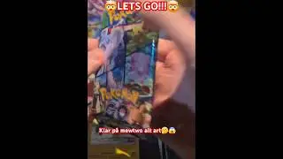 MEWTWO ALT ART😱 #Shorts #pokemon #pokemoncards #pokemondansk #pokemonkort #danskpokemon#mewtwo #tcg