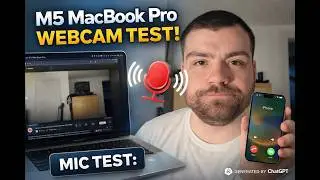 M5 MacBook Pro Webcam/Microphone Test!