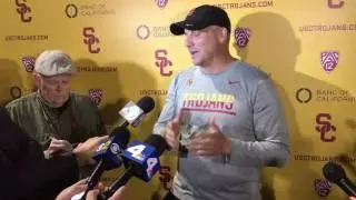 USC Football - UCLA Tuesday: Clay Helton