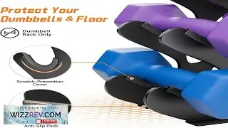 Dumbbell Rack Stand with Anti Slip Pads for Home Gym Compact A Frame Design