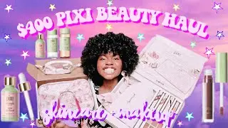 PIXI BEAUTY HAUL | $400 WORTH OF *NEW* PIXI BEAUTY SKINCARE AND MAKEUP | Iyannah Pierre