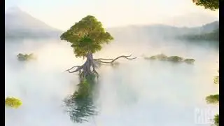 🏞️ Mystical Saltwater Mountain Lake: Hyper-Realistic Journey 🌊🏔️