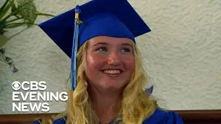 The last student from a small, remote island school graduates