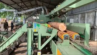 USTUNKARLI PRIZMA   Linie debitare busteni subtiri   High capacity Sawmill for small logs