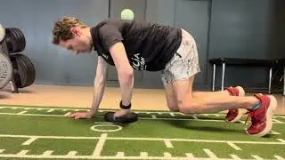 Fury plank with weight drags