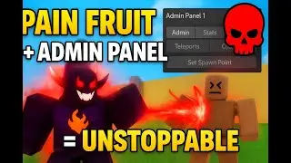 Using Admin Panel 1 with Pain Fruit 🔥 | Defeating Training Dummy & Elite Pirate Quest | Blox Fruits