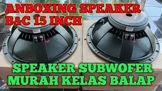 Speaker B&C 15 INCH kelas balap