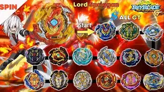 【Lord Spriggan VS ALL GT】 marathon battle Beyblade Burst GT 베이블레이드 버스트 진검 로드 스프리건 VS 올 진검 마라톤배틀