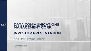 DATA Communications Management (TSX: DCM / OTCQX: DCMDF) | Planet MicroCap Showcase: VANCOUVER 2024