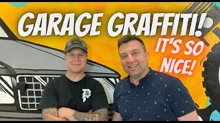 I got a Graffiti to my garage wall | Big and nice graffiti |