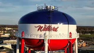 Willard Water Tower, Willard Huron County Ohio November 2024 4k