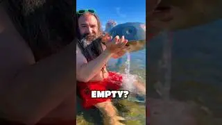 EMPTY or FULL??🛸🤷&zwj;♂️💦 #handpan #percussion #water #lake #asmr #nature #drums #drummer #beard #pnw
