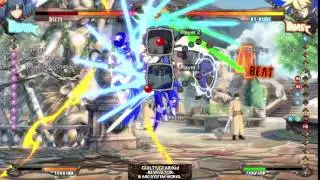 GGXrdR Ky j.D Air Dash Stun Edge YRC (Counter Hit) 1