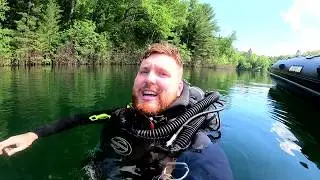 Scuba Diving in Clear Lake, Woodruff, WI