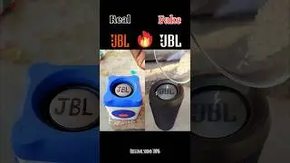 Real 🔥 Fake JBL Bassboosted Rice Test