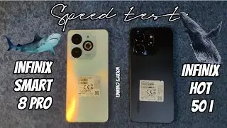 Infinix smart 8 pro VS. Infinix hot 50i | SPEED TEST ❗❗❗