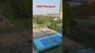 Pitampura sports complex  balcony view from Tower Heights apartment, TV Tower, Delhi पीतमपुरा