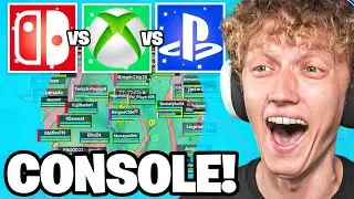 I Hosted a CONSOLE Only Tournament In Simpsons Fortnite! (PS5 vs Xbox vs Switch)