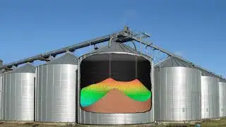 Bulk solids multiple points measurement for accurate volume measurement
