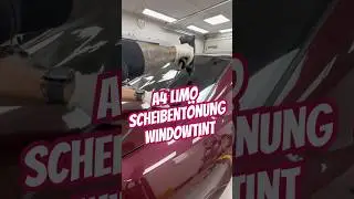Audi A4 Limousine Scheibent&ouml;nung, Windowtinting