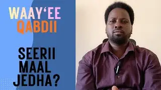 Bu'aan Seeraa Qabdiin Hordofsiisu Maal?Legal Awareness on Earnest In Afaan Oromoo 