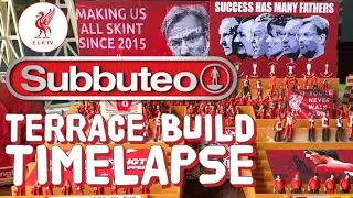 Subbuteo Collection - Time-lapse of my LIVERPOOL FC Terrace Build (LFC Subbuteo)