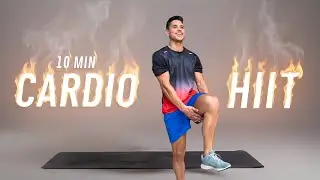 TREINO CARDIO HIIT DE 10 MIN para perder 497 calorias r&aacute;pido, sem equipamentos e em casa