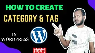How to create Category & tag in WordPress