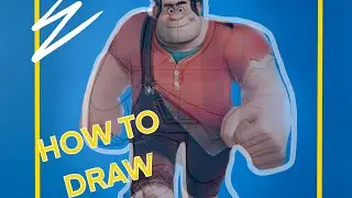 How to Draw Ralph from &ldquo;Wreck-It Ralph&rdquo;(EASY DRAWING TUTORIAL)