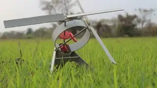 making a unique dubble fan with single DC Motor / DiY unique fan