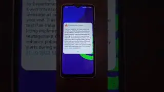 | Emergency Alert Extreme| live|#governmentofindia #panindia #emergency #cell 31-10-2023