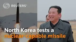 North Korea tests a nuclear-capable missile