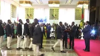 Cameroun: Paul Biya f&eacute;licite les Lions indomptables