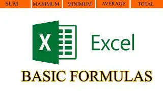 EXCEL BASIC || EXCEL BASIC FORMULA ||  SUM || AVERAGE || TOTAL || MAX || MIN .