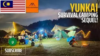 🇲🇾 YUNKAI Genting, Survival Camping Sequel! | ASMR | Mountainhiker Hemisphere Tent Easy Setup Guide!
