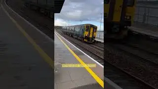 Class 158 train flying 🪽 through Star Cross Station!!!
