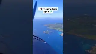 In volo su Favignana 🛩