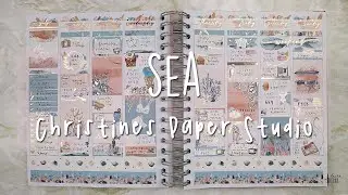 Memory plan with me | Sea | Christine's paper studio