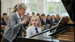 Maestra obliga a ni&ntilde;a a tocar el piano, pero su talento termina silenciando a todos