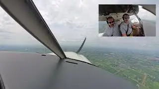Piper Archer Steep Turns AV8 Flight