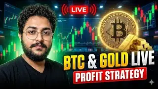 LIVE TRADING 🔥 | BTC & GOLD | #livetrading #trading #bitcoin #gold #nifty #shortstrading