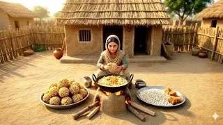 Miniature Doll Murmure Laddu Making ASMR | Miniature Cooking | #miniaturecooking #dollkitchen 