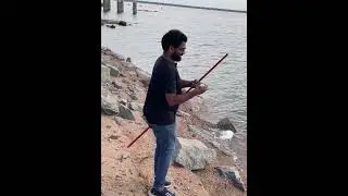 Fishing, funny  ￼ video#travel #youtubeshorts #shortvideo #telugu #trinding #fishing #fish #youtube