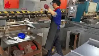 Fire cabinet bending machine