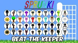 40 Sprunki Beat The Keeper Tournament Marble Race