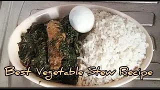 Life with albinism | Delicious Nigerian Vegetable Stew Recipe | Pumpkin, Amaranthus & Scent Leaf Mix