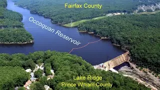 Occoquan Dam Drone Flight in 4K, Fairfax, Virginia