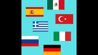 10 countries and their flags 🚩